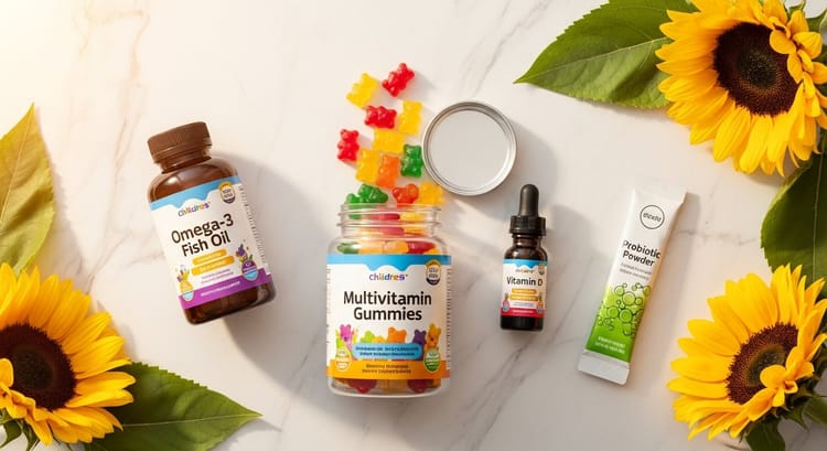 어린이 영양제 추천 7가지 - 키성장-면역력-집중력 성분별 완벽 가이드 (2026)