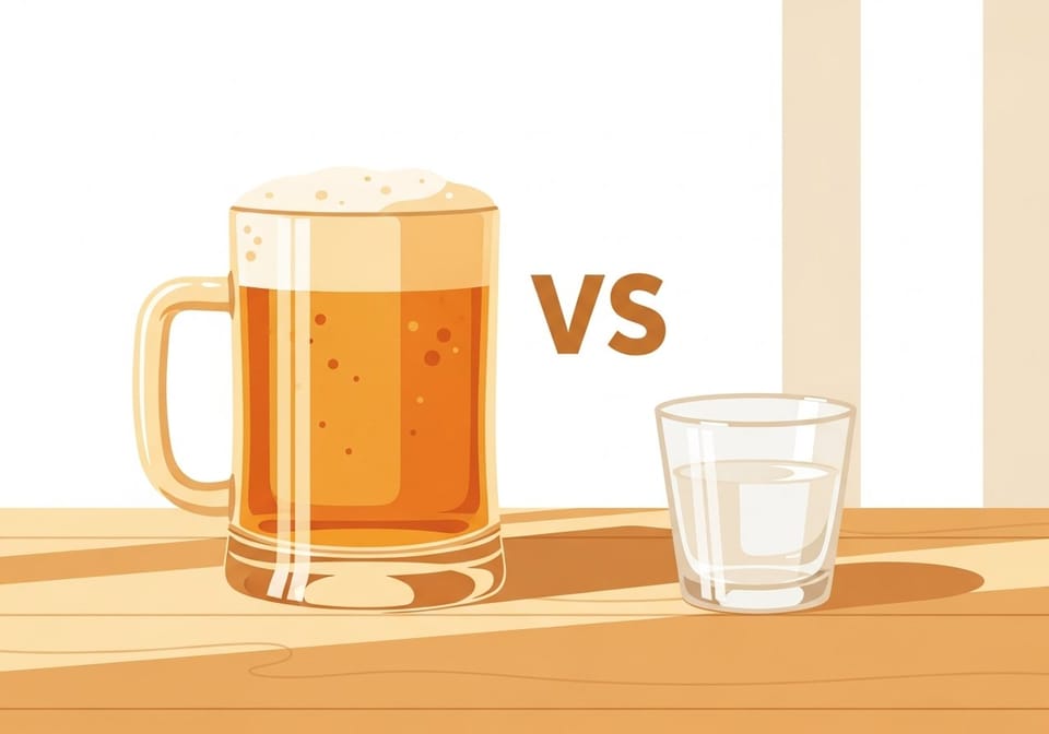 맥주 vs 소주, 다이어트 중엔 뭐가 낫나? 칼로리·살찌는 원리 완전 정리